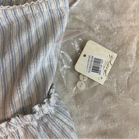 NWT $128 Free People Desert Days Sleeveless Striped Minidress Size L - Picture 12 of 14